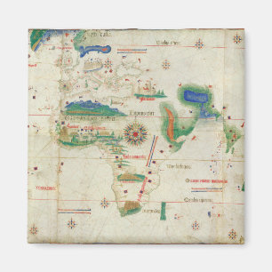 Aimant Planisphere   1502 de Cantino