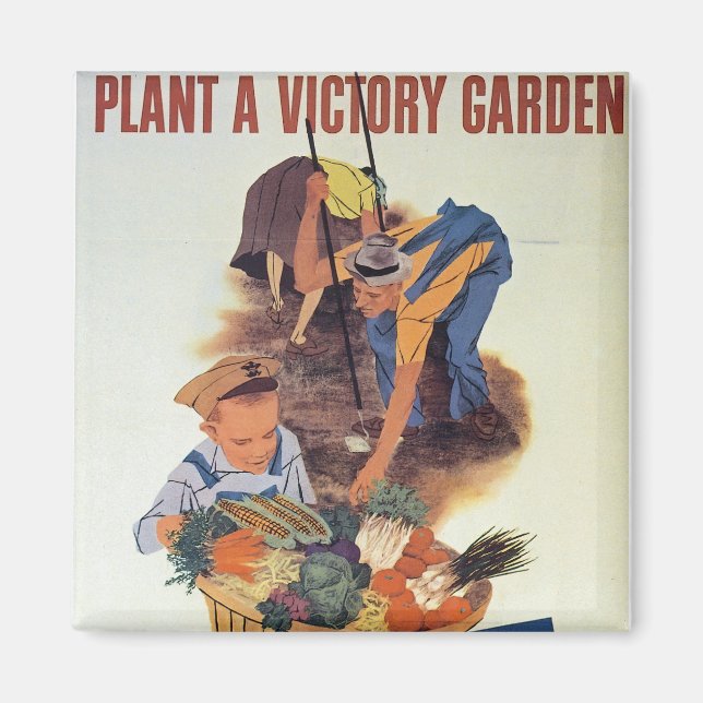 Aimant Plante a Victory Garden (Devant)