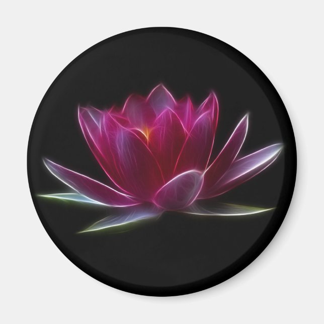 Aimant Plante d'eau à fleurs Lotus (Devant)