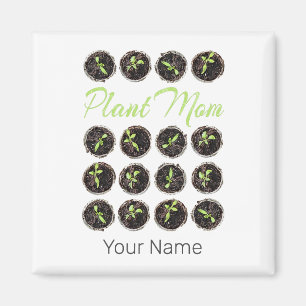 Aimant Plante Maman Jardin Fleur Hobby Gardener ou fleuri