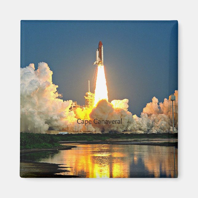 Aimant Plaque de lancement de Cape Canaveral (Devant)