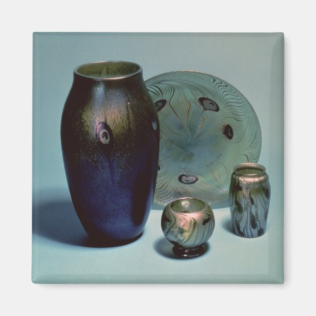 Aimant Plaque et vases de favoritisme Tiffany (Devant)