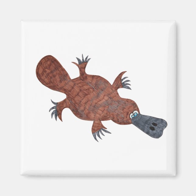AIMANT PLATYPUS CARTOON ART (Devant)