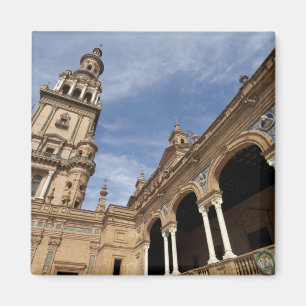 Aimant Plaza de Espana, Séville, Andalousie, Espagne