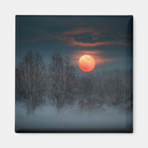 Aimant Pleine Lune Novembre à Scalenghe, Italie