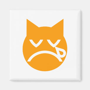 Aimant Pleurer le chat Emoji