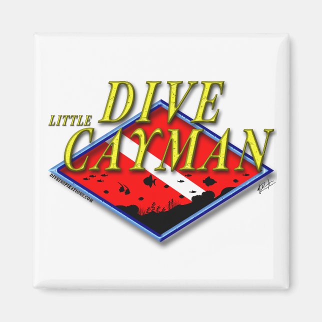 Aimant Plongée Little Cayman (Devant)