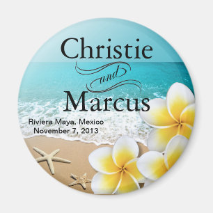 Aimant Plumeria Starfish Beach Tropical Faveur