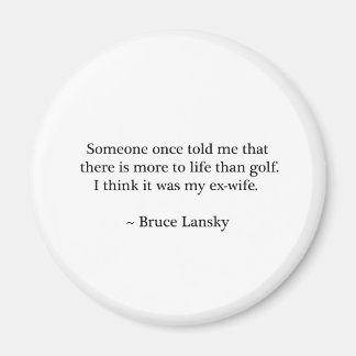 Aimant Plus À La Vie Qu'Au Golf Design