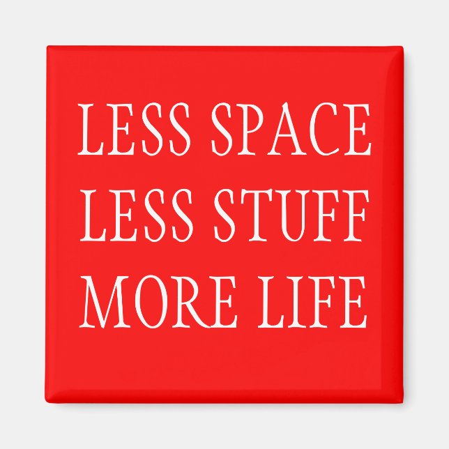 Aimant Plus d'aimant de vie (Devant)