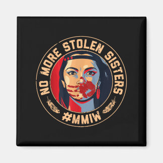 Aimant -Plus de sœur volée, main rouge, Mmiw sensibilisat