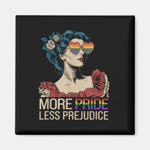 Aimant Plus Fierté Moins Préjugés Mois De Fierté Lgbtq