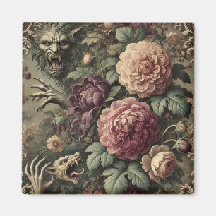 Aimant Plus fort que des fleurs - gothique victorien