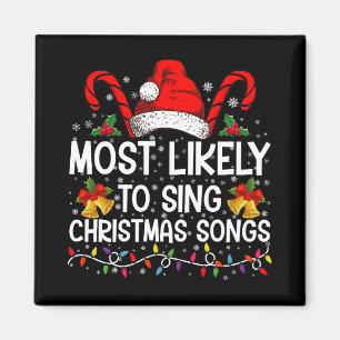 Aimant Plus susceptible de chanter des chants de Noël