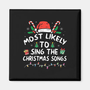 Aimant Plus susceptible de chanter les chants de Noël Chr