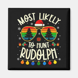 Aimant Plus susceptible de chasser Rudolph Funny Matching