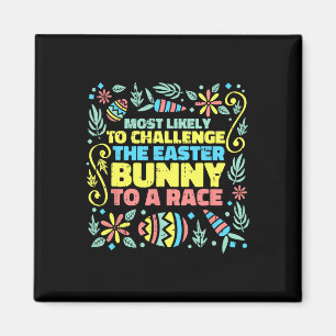 Aimant Plus Susceptible de Courir avec le Lapin de Pâques