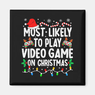 Aimant Plus susceptible de jouer aux jeux vidéo à Noël en