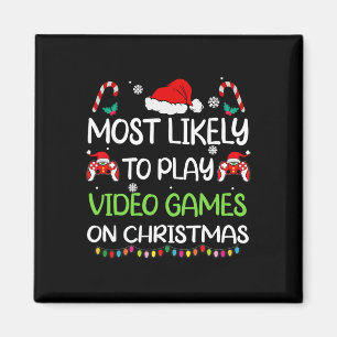 Aimant Plus susceptible de jouer aux jeux vidéo de Noël e