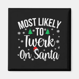 Aimant Plus susceptible de twerker sur le Père Noël Inapp