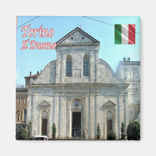Aimant PMT017 TURIN, Cathédrale, Italie, Frigo