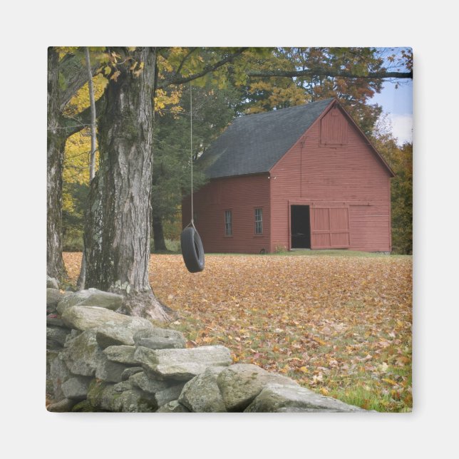 Aimant Pneus le long d'une route dans le sud du Vermont, (Devant)