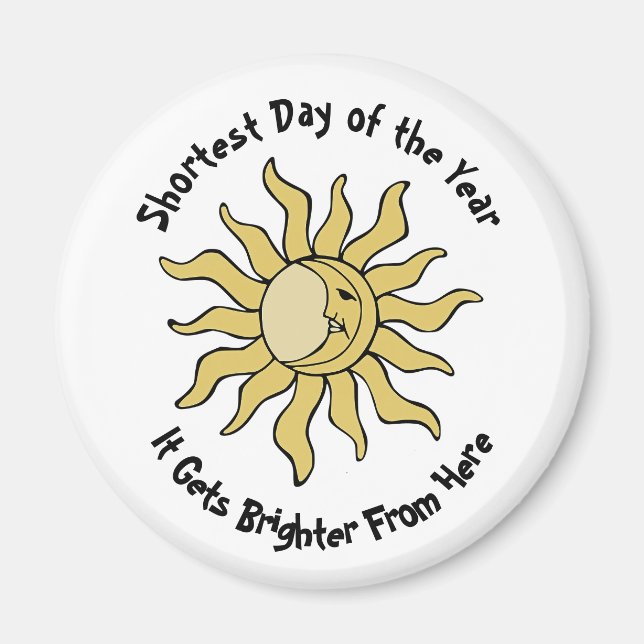 Aimant Poème Solstice d'hiver (Devant)