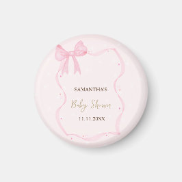 Aimant Poignée à la main Bow Elegant Frame Dots