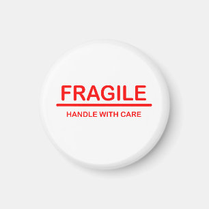 Aimant Poignée fragile avec soin