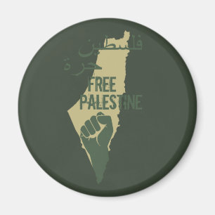 Aimant poing libre de palestine