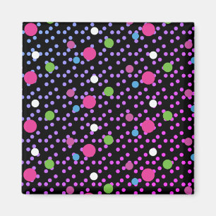 Aimant Points lumineux sur motif de points