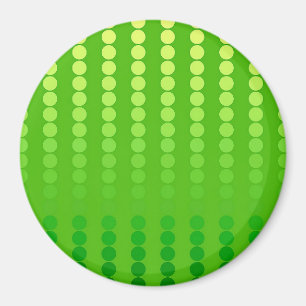 Aimant Points satinés - nuances vert citron