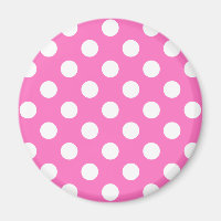 Pois blancs sur rose