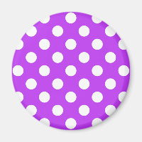 Pois blancs sur violet clair