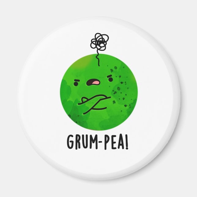Aimant Pois de gomme drôle Pois grumeux Pois de légumes P (Devant)