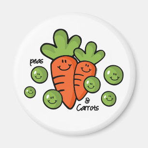 Aimant Pois Et Carottes