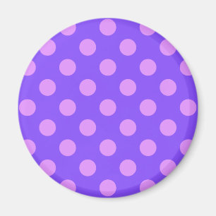 Aimant Pois Lilac sur periwinkle