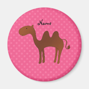 Aimant Pois mignon nommé personnalisé de rose de chamea
