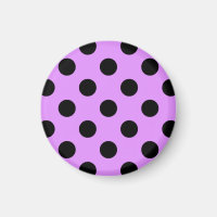 Pois noirs sur lilas