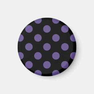 Aimant Pois ultra violets en noir