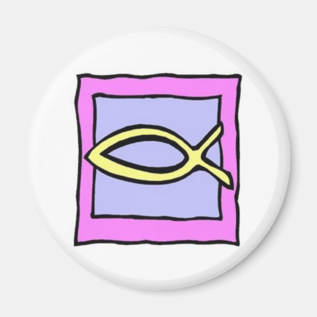 Aimant Poisson chrétien (Devant)