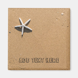 Aimant Poisson Starfish sur Sandy Beach
