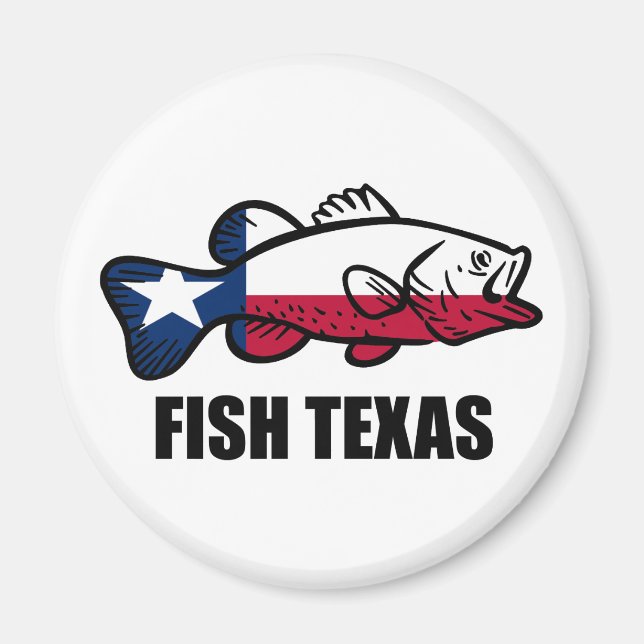 Aimant Poisson Texas (Devant)