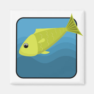 Aimant Poissons de bande dessinée