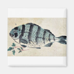 Aimant Poissons Ukiyo-e.