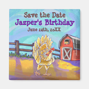 Aimant Pôle de Fête au Poulet