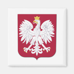 Aimant Polish Eagle Red Shield