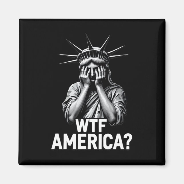 Aimant Politique Et Démocratie Anti-Trump Avec L'Amérique (Devant)