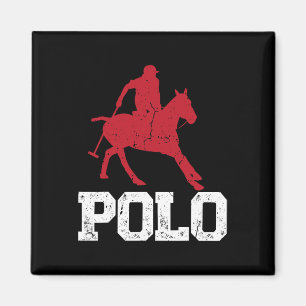 Aimant Polo Joueurs Horseback équitation Cheval Equestre