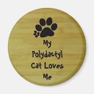 Aimant - Polydactyl Chat Love